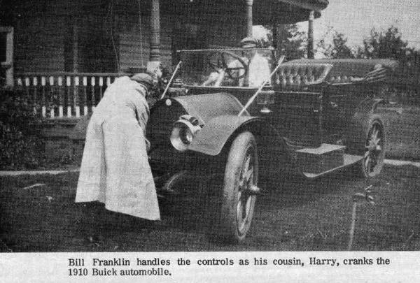 77 Bill Franklin and Harry Harvey in 1910 Buick