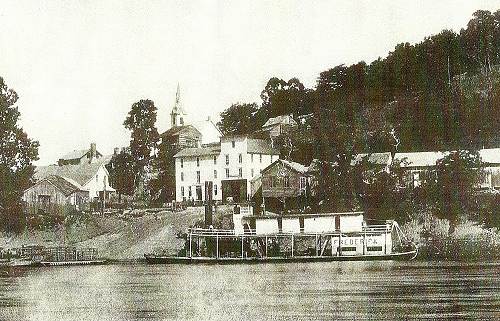 16 Steamer Frederick at Tuscumbia Landing