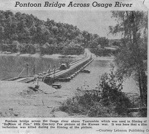 36 Pontoon Bridge - Photo from Lebanon Publishing Co.