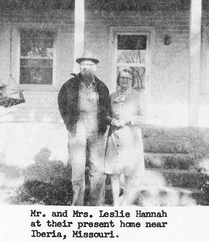20 Mr. and Mrs. Leslie Hannah