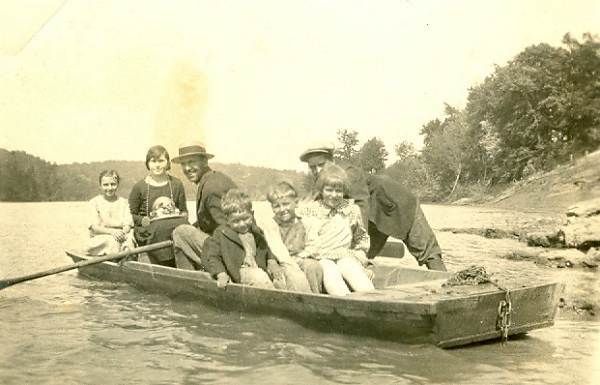 11 Eula on a Boat Trip on the Osage River