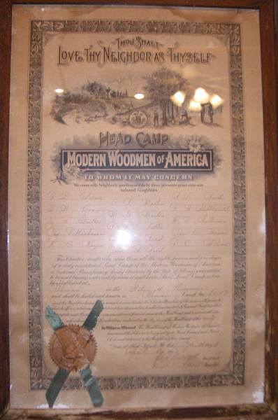 18 Woodman of America Charter