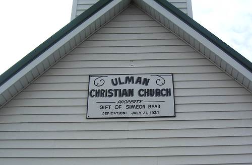 43 Ulman Christian Church Nameplate