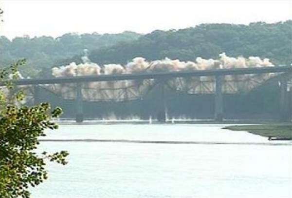 54 Tuscumbia Bridge Implosion