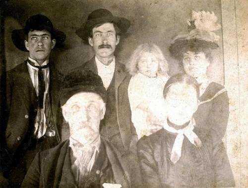51 Witt Family - 1901 - Jesse, Martha, George, Tom, Ruth and Verdie