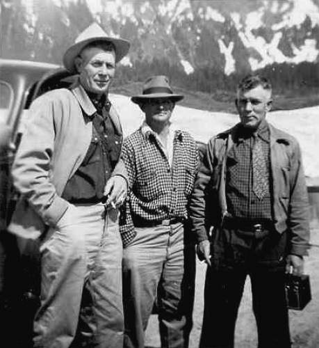 16 Clyde Hawken (Middle) and Walter Graves (Right)