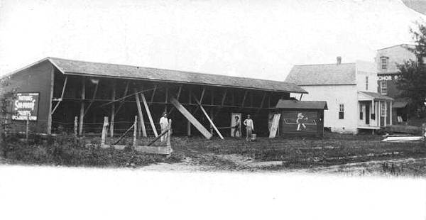 29 2nd Anchor Milling Lumber Shed - Office and Mill farther Down River