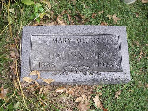 34 Mary Kouns Hauenstein Stone