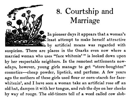 23 Ozark Superstitions - Courtship and Marriage
