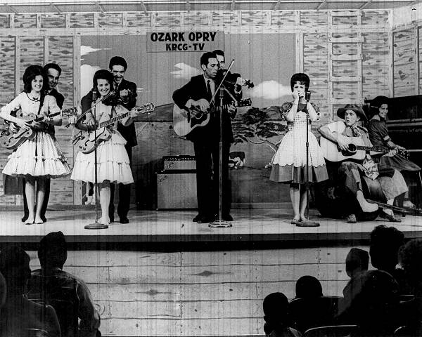 90d Ozark Opry 1963 - Trish playing Harmonica