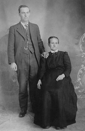 11 Frank Livingston and mother Sarah James Livingston