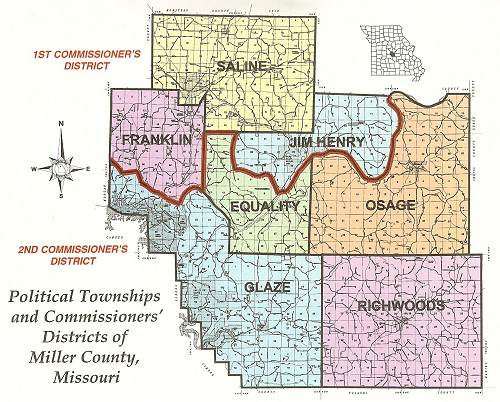 01 Miller County Political Townships