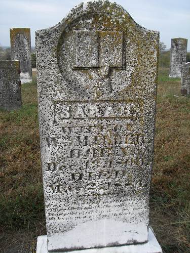 52 Sarah Miller Tombstone