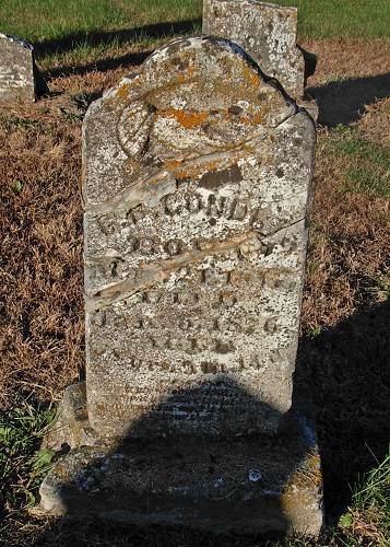 11 Greenberry Condra Tombstone - Iberia Cemetery