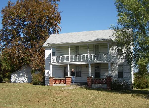 19 Greenberry/David/Clate Condra home - Luella Condra Bielicke on Porch