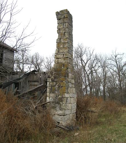 27 Limestone Chimney of Abel's Home