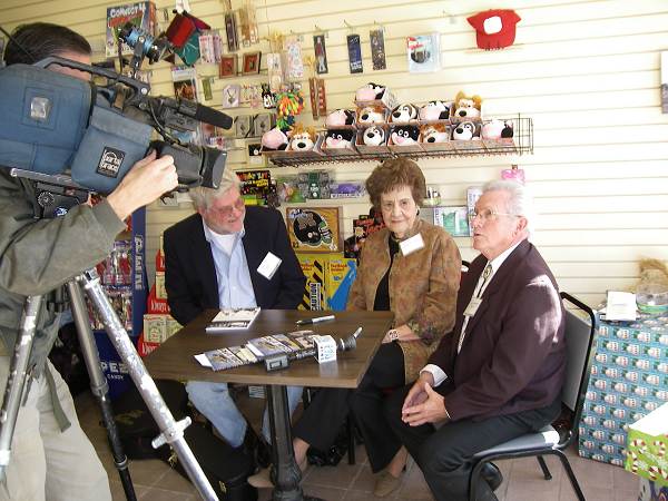 85 Kermit Miller interviewing Bill Goofer Atterberry, Joyce Mace and Dan Peek