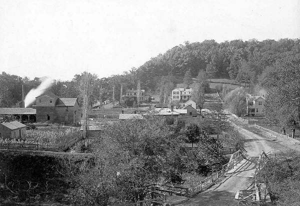 26 Goosebottom on Hill in Background - Marshall, Wm. Hauenstein and Phil Hauenstein Homes