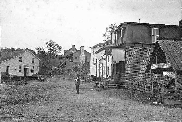 34 Clarke dwelling far side of white Building