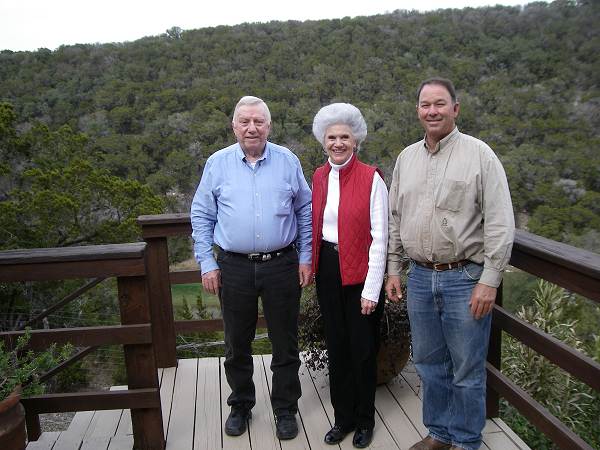 31c Bruce and Gloria Ingram, Brent Tuttle at Ingram Ranch