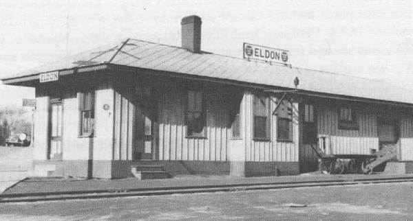 61 Missouri Pacific Branch Line Depot in Eldon, MO
