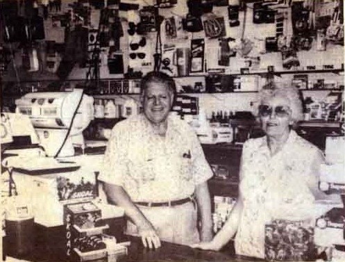12 Glen and Mary Jo Shelton at Store