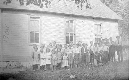 41 Wright School - 1904 - Otis Wright Teacher