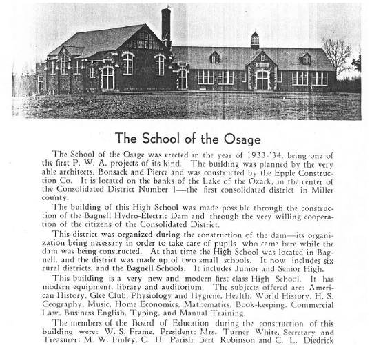 21 School of Osage First School Annual