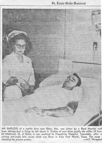 12 Opal Schupp and Ed McDaniel in Humphrey's Hospital