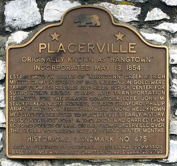 09 Placerville Historical Landmark Sign