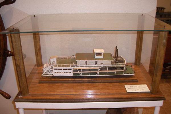 26 Homer C. Wright Steamboat replica made by Fred Hauenstein