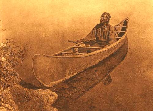 47 Indian in a Canoe