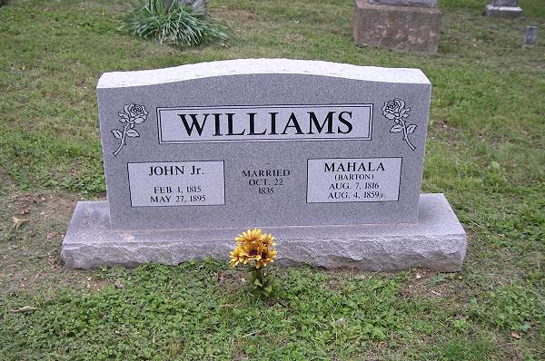 25 New John Williams Jr. Tombstone