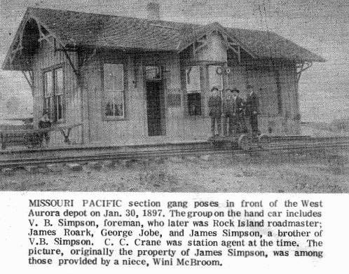 04 Missouri Pacific Train Station in Aurora Springs - Weaver