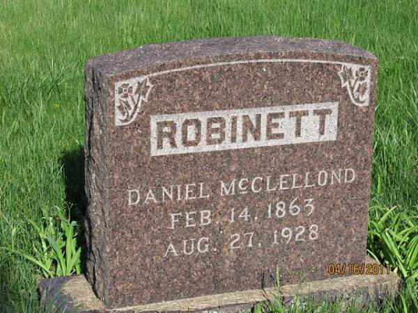 36 Daniel McClellond Robinette Tombstone