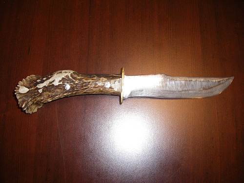 12 Deer Antler Handled Knife