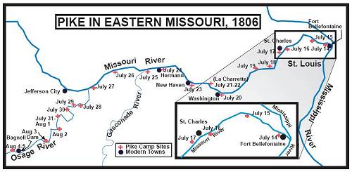 02 Pike's Expedition in Eastern Missouri - 1806