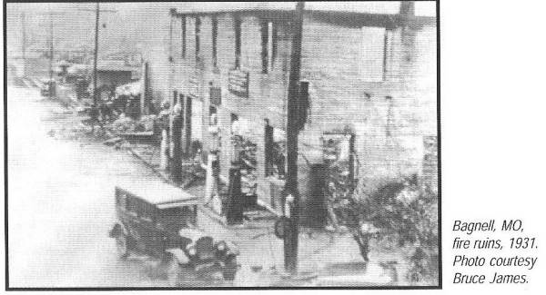 09 Bagnell Fire Ruins - 1931 - Weaver