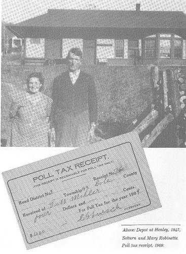 Henley Depot - 1947 - Soburn and Mary Robinette - Poll Tax Receipt