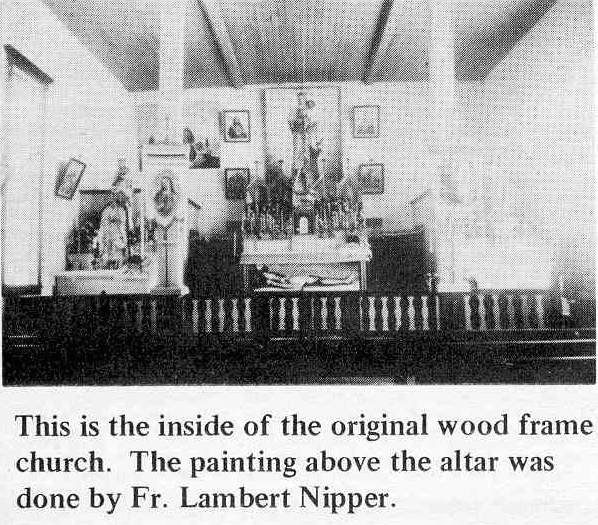 51 Inside of Original Wood Church