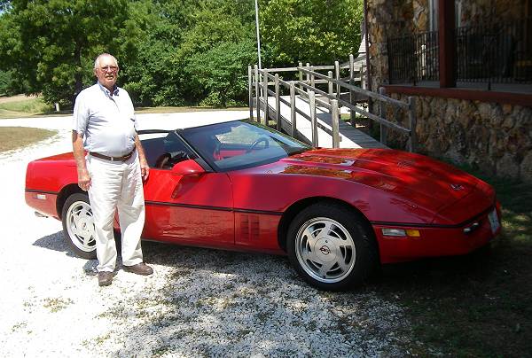 01 Chester Setser and his 1989 Corvette