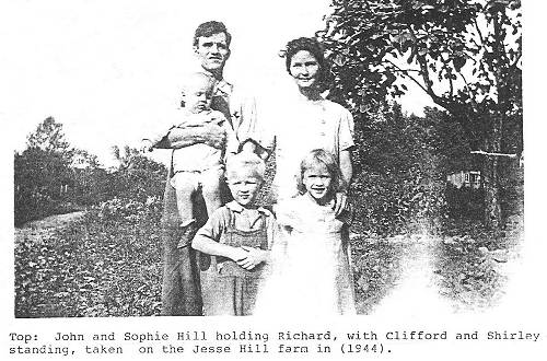 21 John and Sophie Hill with children on Jesse Hill Farm