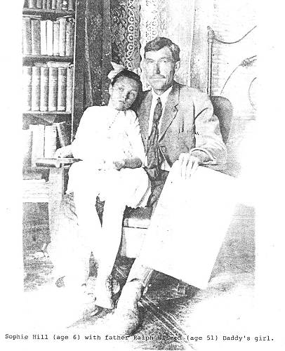 09 Sophie with father Ralph Wilson - 1917