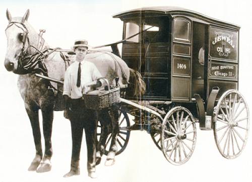 16 Jewel Tea Horse and Wagon