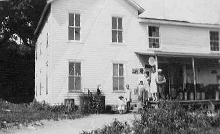60 Farmer's Exchange Store: Gertha Wyrick Second from Right