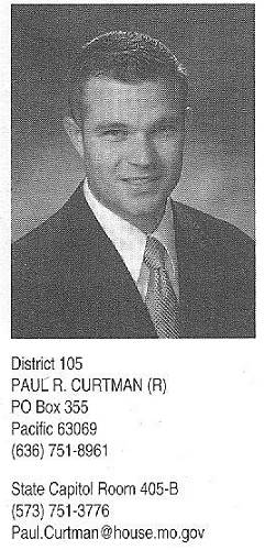 13 Rep. Paul Curtman - District 105