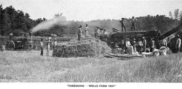06a Threshing Machine at Wells Farm - 1901