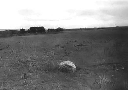 24 Large rock in field thrown by Claude