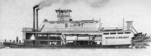 13 Homer C. Wright Steamboat