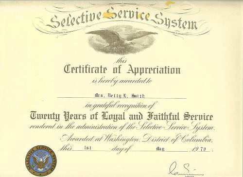 03a Certificate of Appreciation
